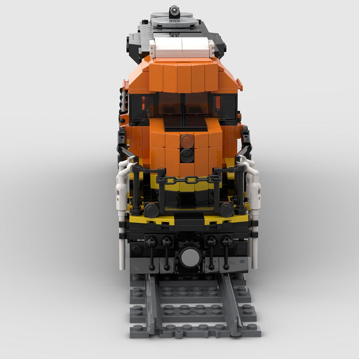 MOC - 66357 SD28P Locomotive Building Blocks - LesDiy - Locomotive -