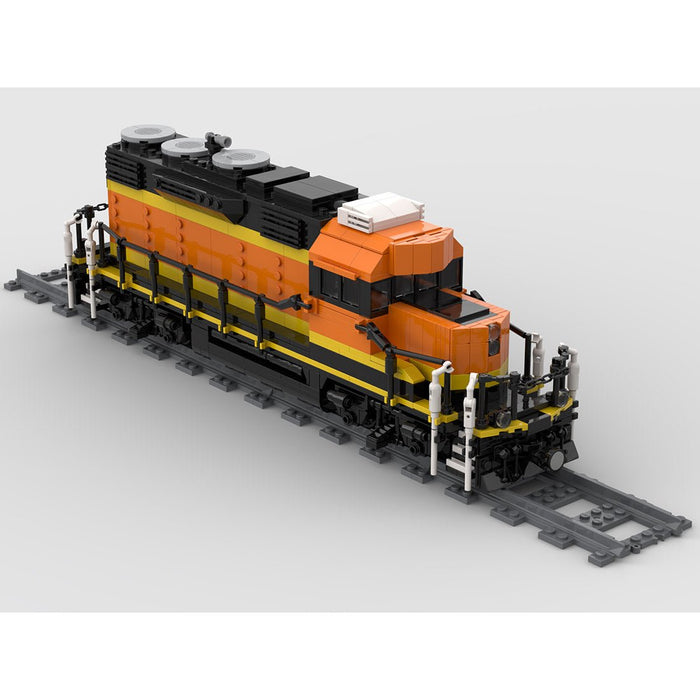MOC - 66357 SD28P Locomotive Building Blocks - LesDiy - Locomotive -