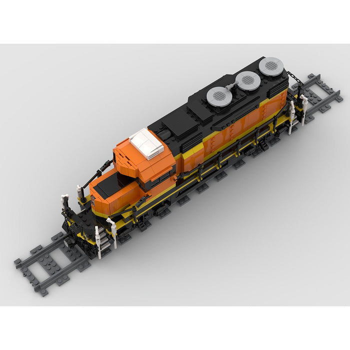 MOC - 66357 SD28P Locomotive Building Blocks - LesDiy - Locomotive -