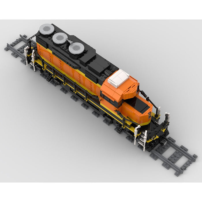 MOC - 66357 SD28P Locomotive Building Blocks - LesDiy - Locomotive -
