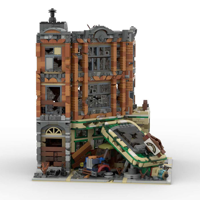 MOC - 66422 Corner Garage - Apocalypse Version Building Blocks - LesDiy - MOC -