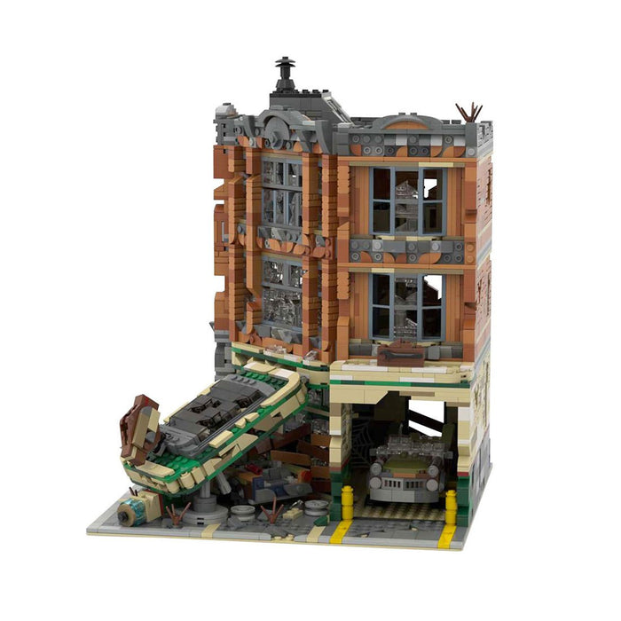 MOC - 66422 Corner Garage - Apocalypse Version Building Blocks - LesDiy - MOC -