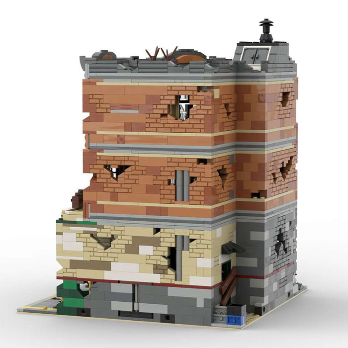 MOC - 66422 Corner Garage - Apocalypse Version Building Blocks - LesDiy - MOC -