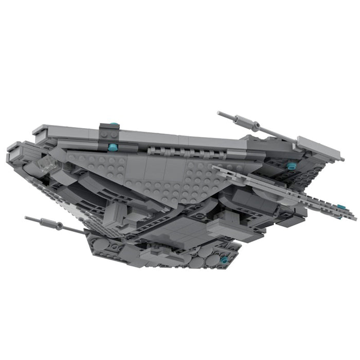 MOC - 66759 1/250 Scale Krait MK II NANO Warships - LesDiy -