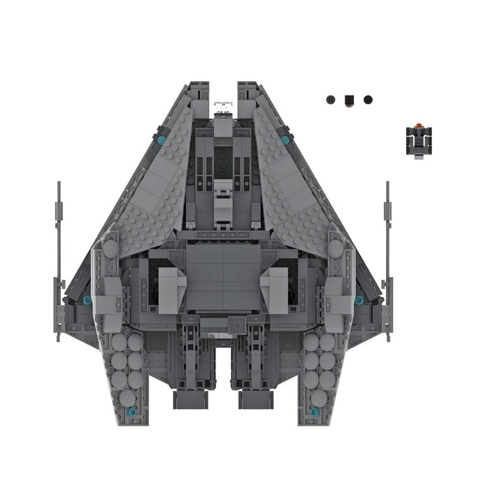 MOC - 66759 1/250 Scale Krait MK II NANO Warships - LesDiy -