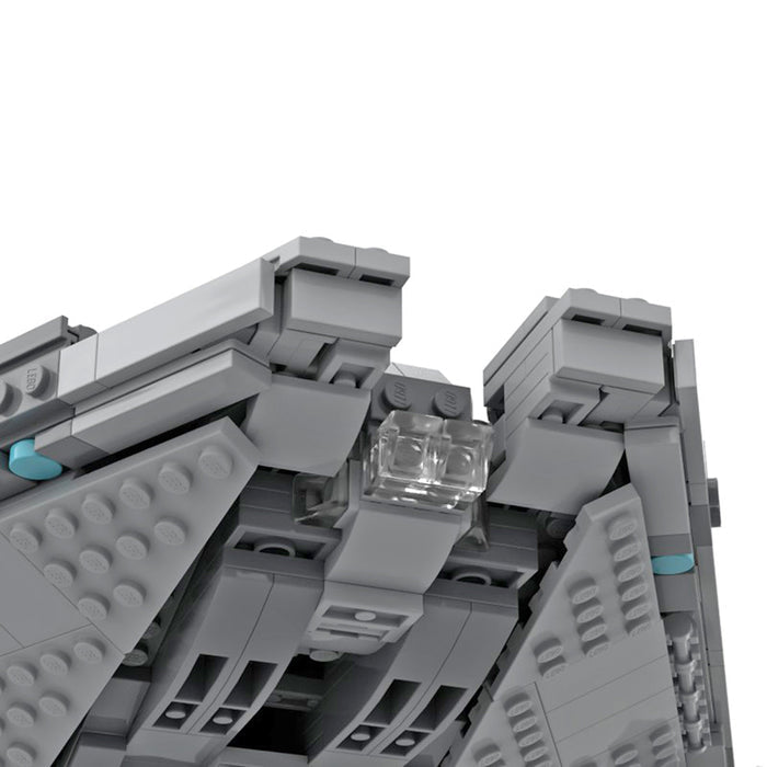 MOC - 66759 1/250 Scale Krait MK II NANO Warships - LesDiy -