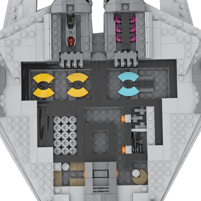MOC - 66759 1/250 Scale Krait MK II NANO Warships - LesDiy -