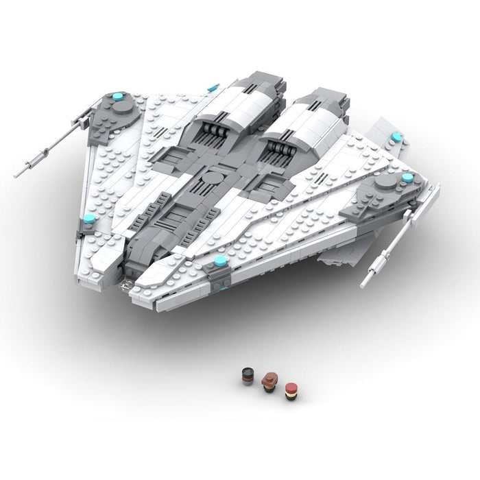 MOC - 66759 1/250 Scale Krait MK II NANO Warships - LesDiy -