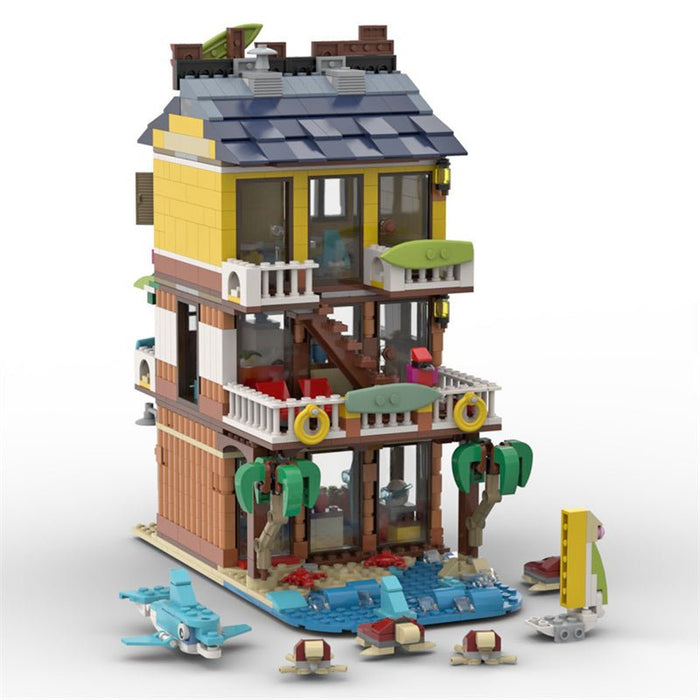MOC - 68006 Tiki Surf Bar - LesDiy -