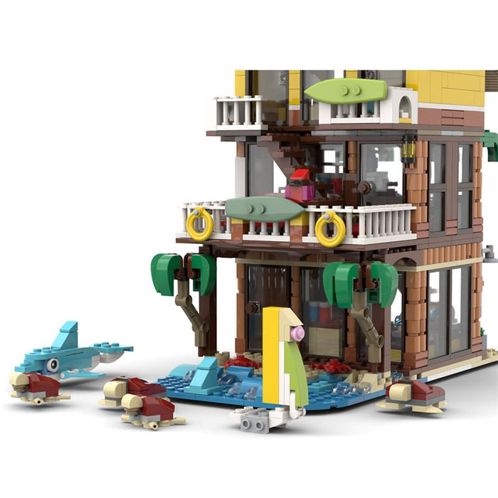 MOC - 68006 Tiki Surf Bar - LesDiy -