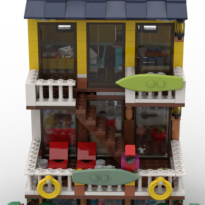 MOC - 68006 Tiki Surf Bar - LesDiy -