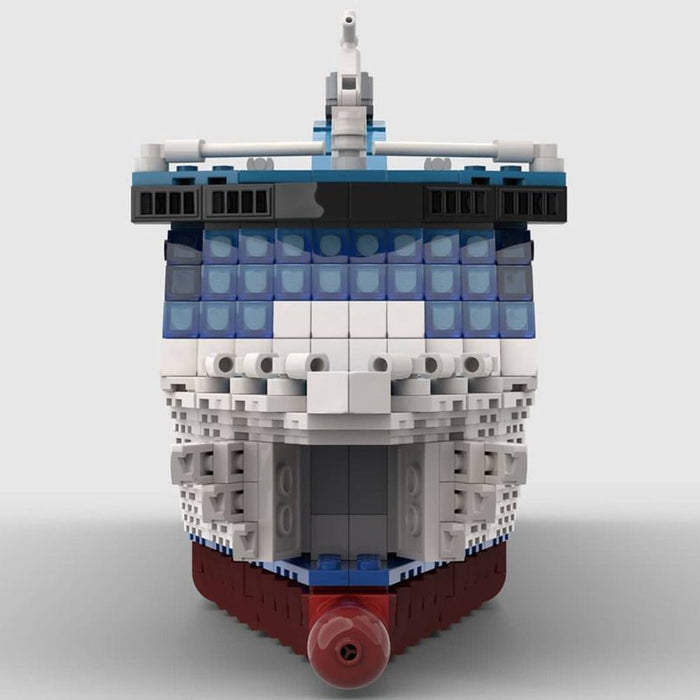 MOC - 70745 Moby Aki Large Cruise Ship Building Blocks - LesDiy -