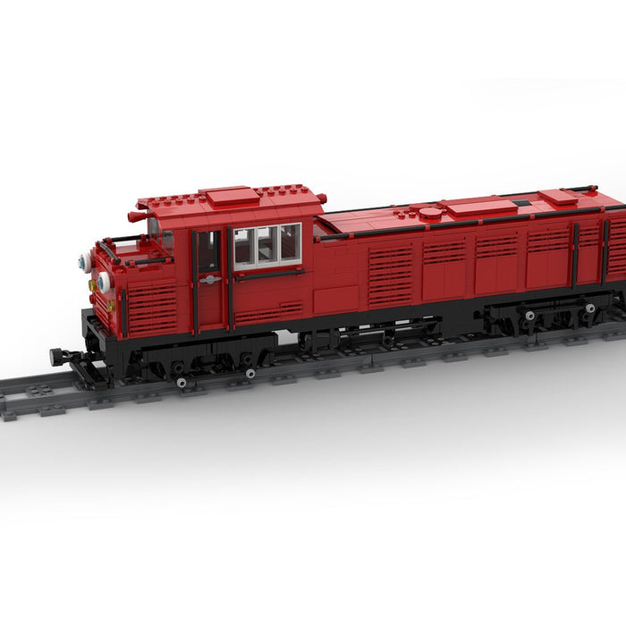 MOC - 75548 Japanese DL 43 Locomotive Building Blocks - LesDiy - Locomotive -