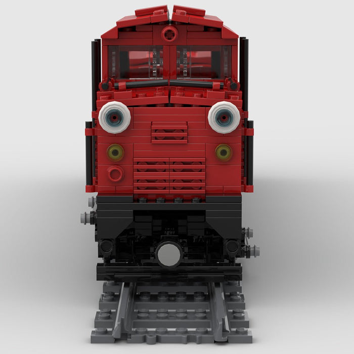 MOC - 75548 Japanese DL 43 Locomotive Building Blocks - LesDiy - Locomotive -