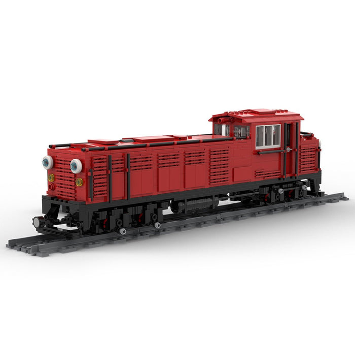 MOC - 75548 Japanese DL 43 Locomotive Building Blocks - LesDiy - Locomotive -