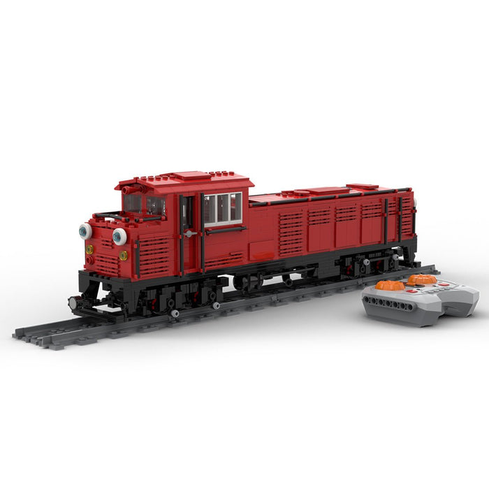 MOC - 75548 Japanese DL 43 Locomotive Building Blocks - LesDiy - Locomotive -