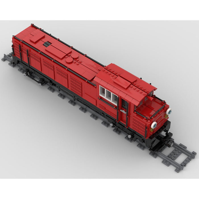 MOC - 75548 Japanese DL 43 Locomotive Building Blocks - LesDiy - Locomotive -