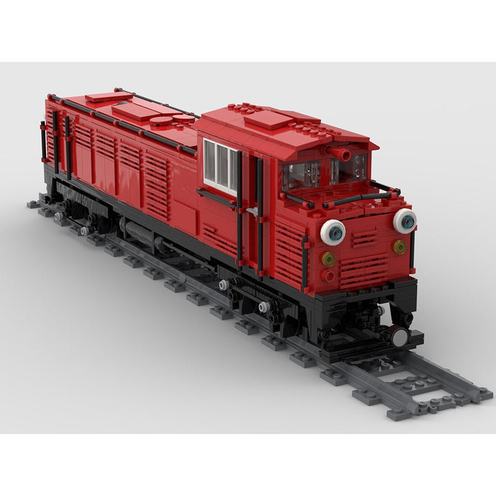 MOC - 75548 Japanese DL 43 Locomotive Building Blocks - LesDiy - Locomotive -