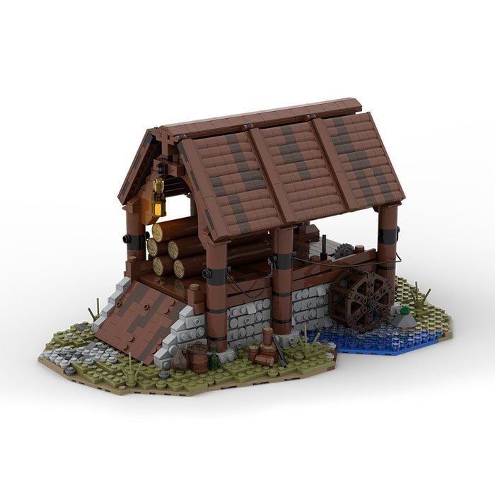 MOC - 76358 Medieval Sawmill - LesDiy -