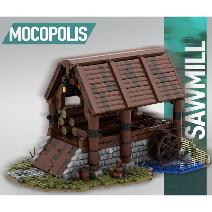 MOC - 76358 Medieval Sawmill - LesDiy -