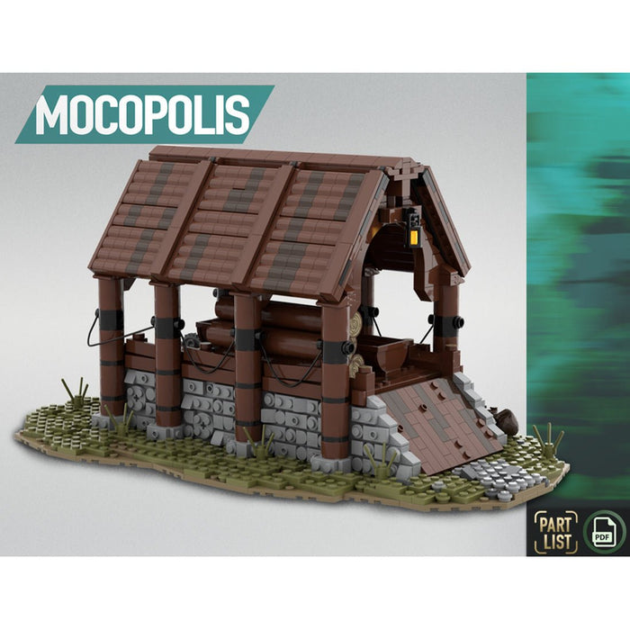 MOC - 76358 Medieval Sawmill - LesDiy -