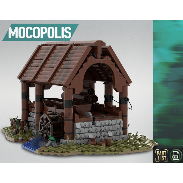 MOC - 76358 Medieval Sawmill - LesDiy -