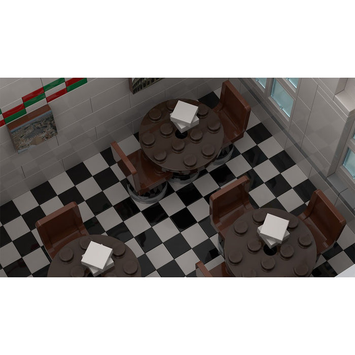 MOC - 76396 Ice Cream Parlor Building Blocks - LesDiy -