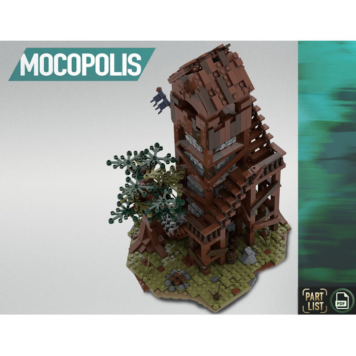MOC - 76430 MOC Medieval Patrol Tower - LesDiy -