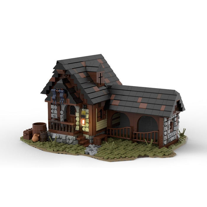 MOC - 76635 MOC Medieval Horse Stable - LesDiy -