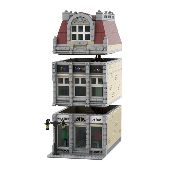 MOC - 77465 Painted Brick Building Blocks - LesDiy -