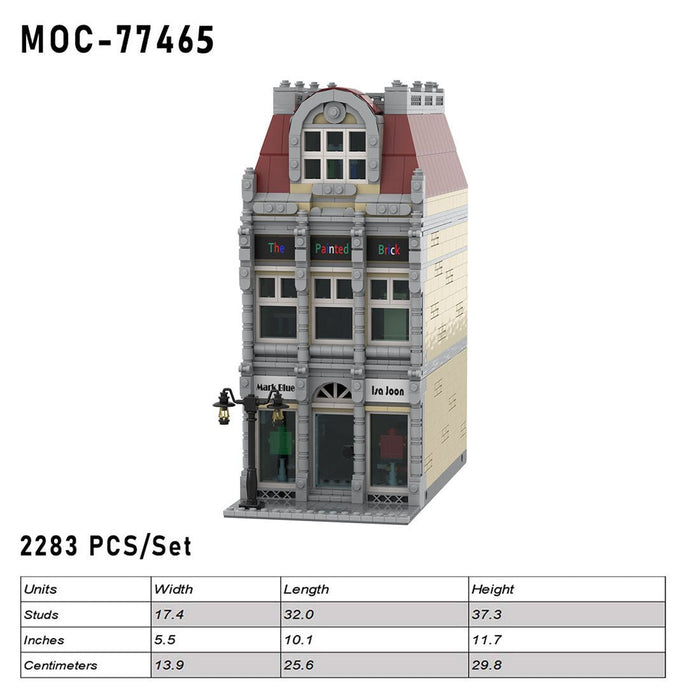 MOC - 77465 Painted Brick Building Blocks - LesDiy -