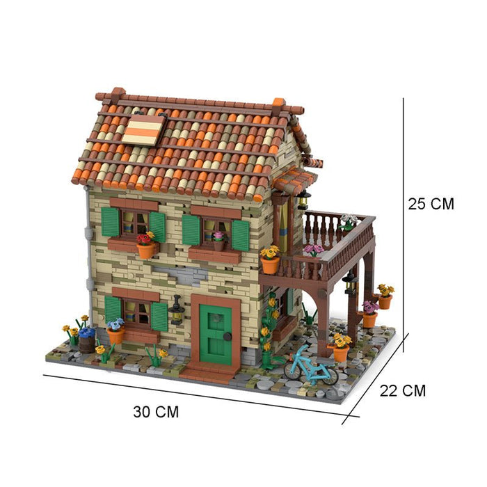 MOC - 77566 House Italy No. 3 - LesDiy - MOC -