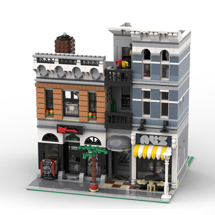 MOC - 77915 Dentist's Office - 10255 Assembly Square Alternative Building Blocks - LesDiy - MOC -