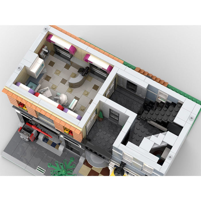 MOC - 77915 Dentist's Office - 10255 Assembly Square Alternative Building Blocks - LesDiy - MOC -