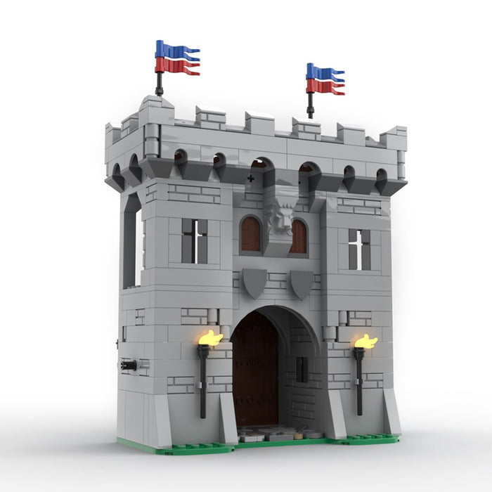MOC - 77977 Modular Gatehouse Building Blocks - LesDiy -