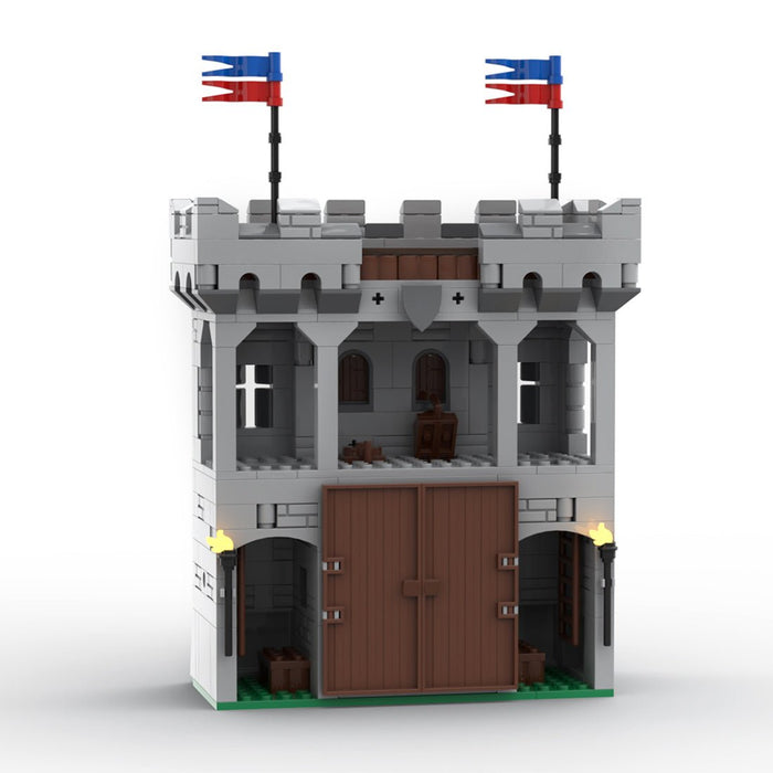 MOC - 77977 Modular Gatehouse Building Blocks - LesDiy -