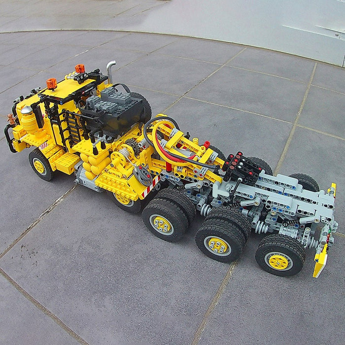 MOC - 78208 Oshkosh M911 Heavy Duty Tractor Building Blocks (Oversize Version) - LesDiy -