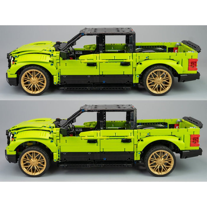 MOC-78624 Ford F-150 1:8 Scale Low-Rider Custom Pickup Truck Building Blocks-LesDiy-MOC-