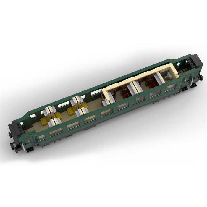 MOC - 78938 Express Train Carriage ABghe - LesDiy - MOC -