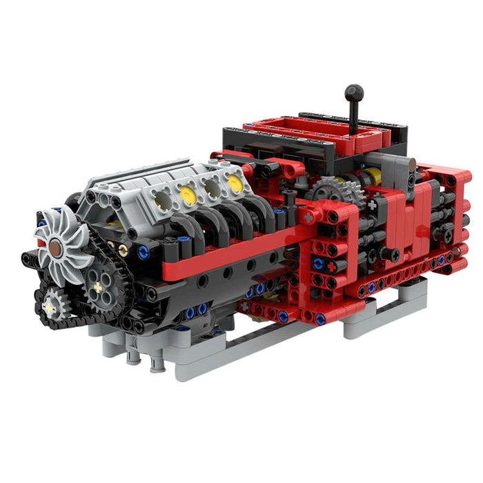MOC - 79482 Ferrari 488 GTE Manual 8 Speed Gearbox - LesDiy - MOC -