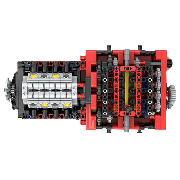 MOC - 79482 Ferrari 488 GTE Manual 8 Speed Gearbox - LesDiy - MOC -