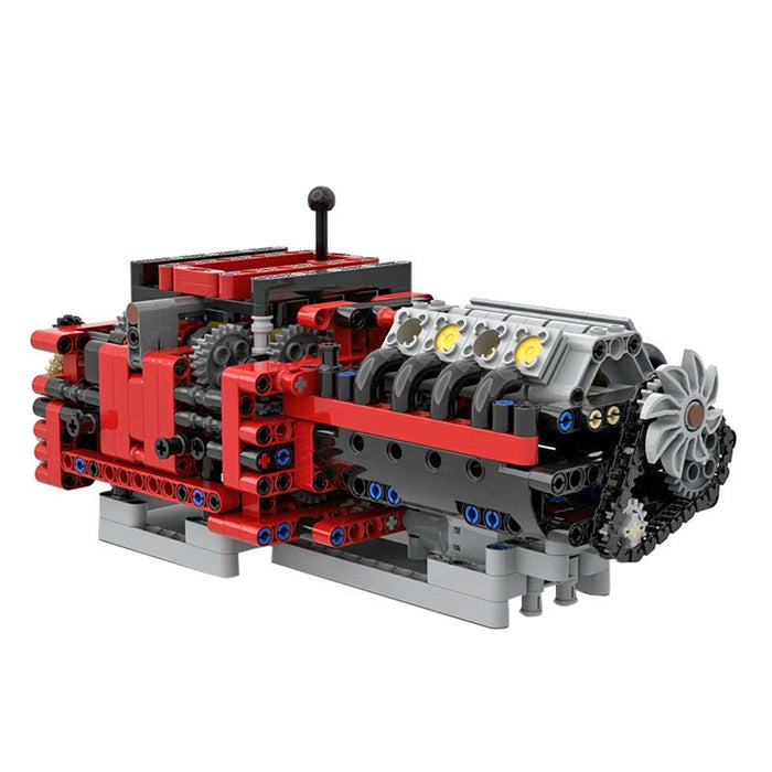 MOC - 79482 Ferrari 488 GTE Manual 8 Speed Gearbox - LesDiy - MOC -