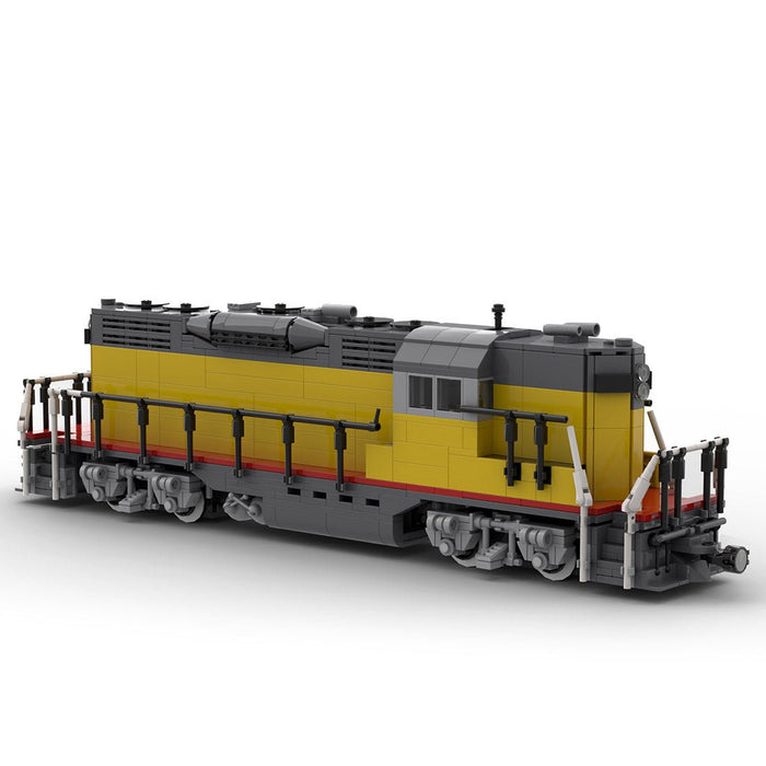 MOC - 79699 GP9 Train (Version 2) Building Blocks - LesDiy - Locomotive -