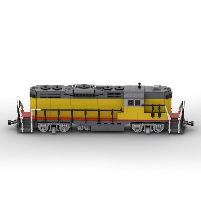 MOC - 79699 GP9 Train (Version 2) Building Blocks - LesDiy - Locomotive -