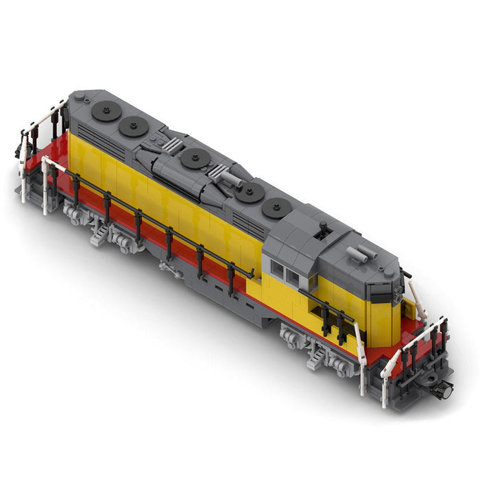 MOC - 79699 GP9 Train (Version 2) Building Blocks - LesDiy - Locomotive -