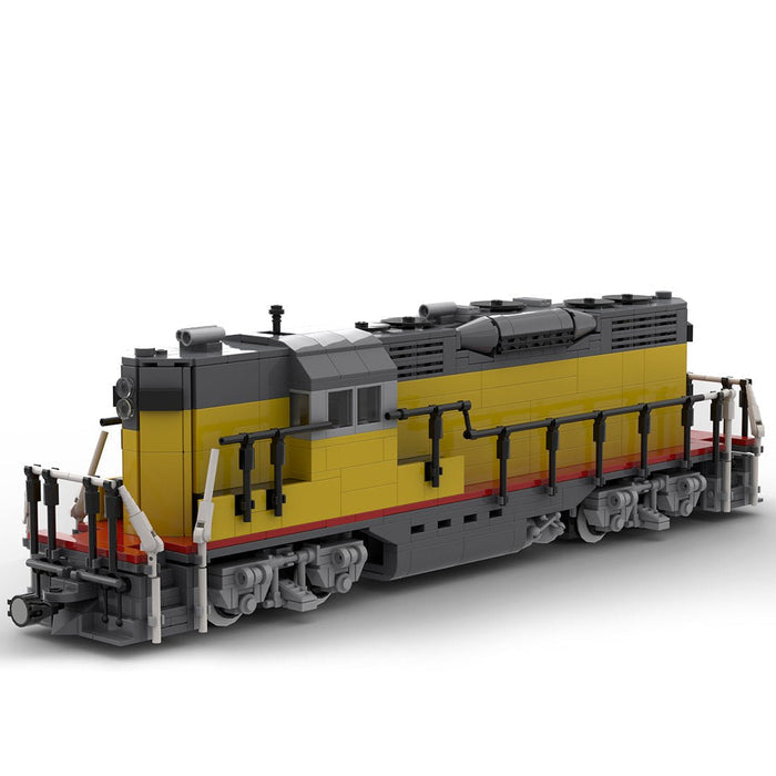 MOC - 79699 GP9 Train (Version 2) Building Blocks - LesDiy - Locomotive -
