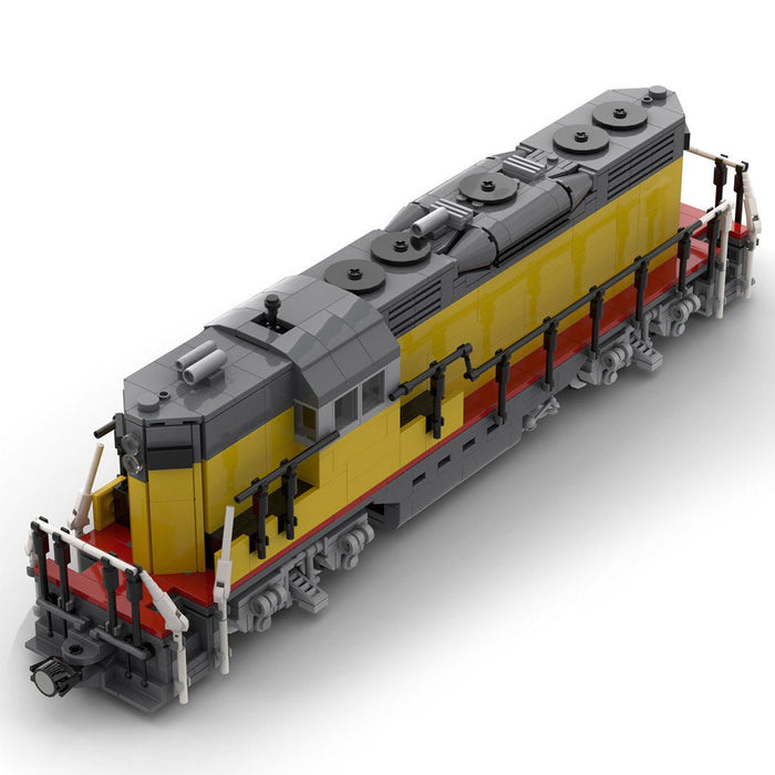 MOC - 79699 GP9 Train (Version 2) Building Blocks - LesDiy - Locomotive -