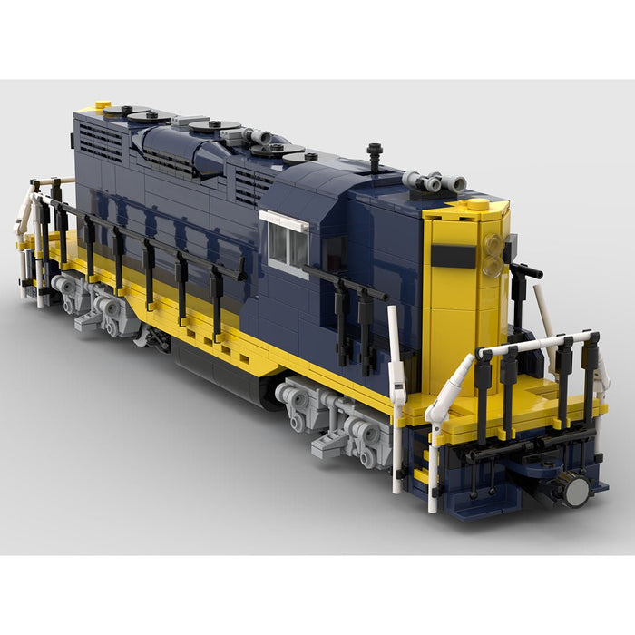 MOC - 79701 Santa Fe GP9 Train Model(Dynamic Version) - LesDiy - Locomotive -