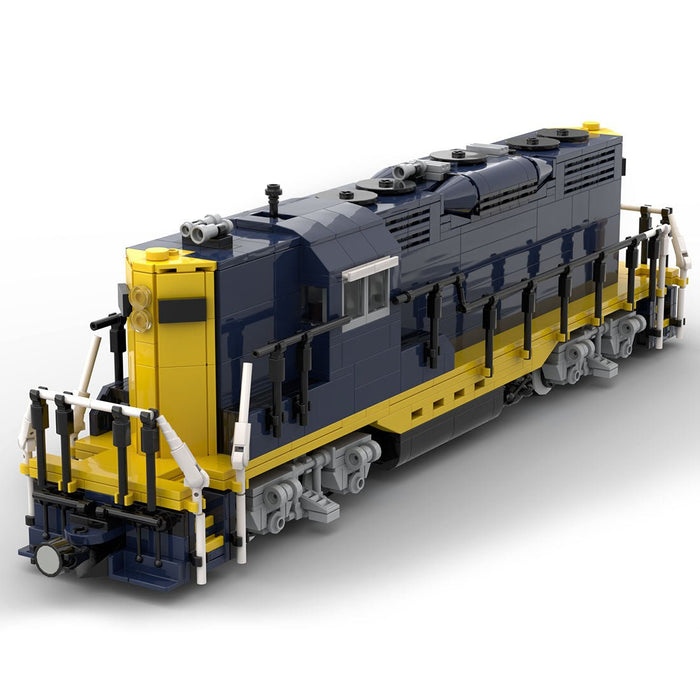 MOC - 79701 Santa Fe GP9 Train Model(Dynamic Version) - LesDiy - Locomotive -