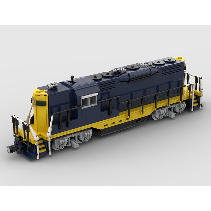 MOC - 79701 Santa Fe GP9 Train Model(Dynamic Version) - LesDiy - Locomotive -